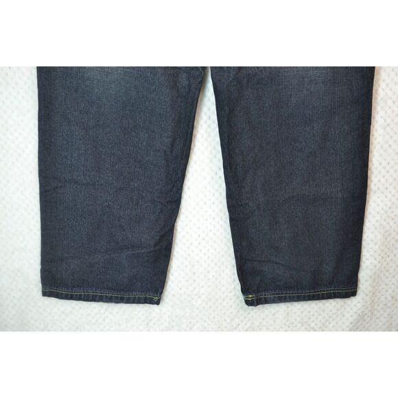 Paco Jeans Men's 38x32 Dark Wash Graphic Print Baggy Y2K Skater Jeans - Picture 12 of 14